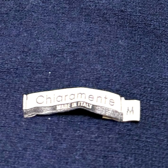 Chic Navy Blue Wrap Cardigan Asymmetric made in Italy - Picture 11 of 14